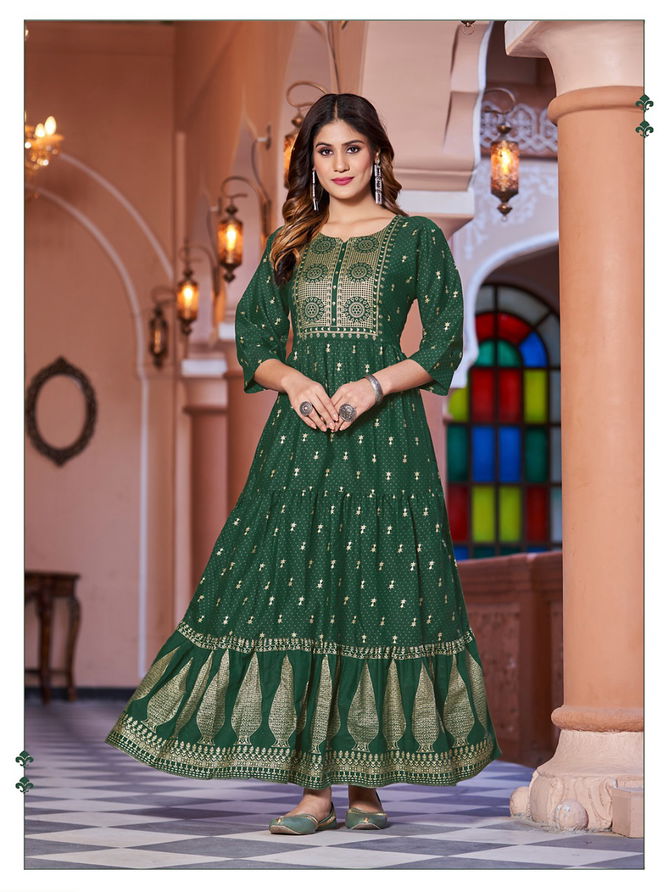 Banwery Sukumari Printed Festive Wear Wholesale  Anarkali Kurtis Catalog